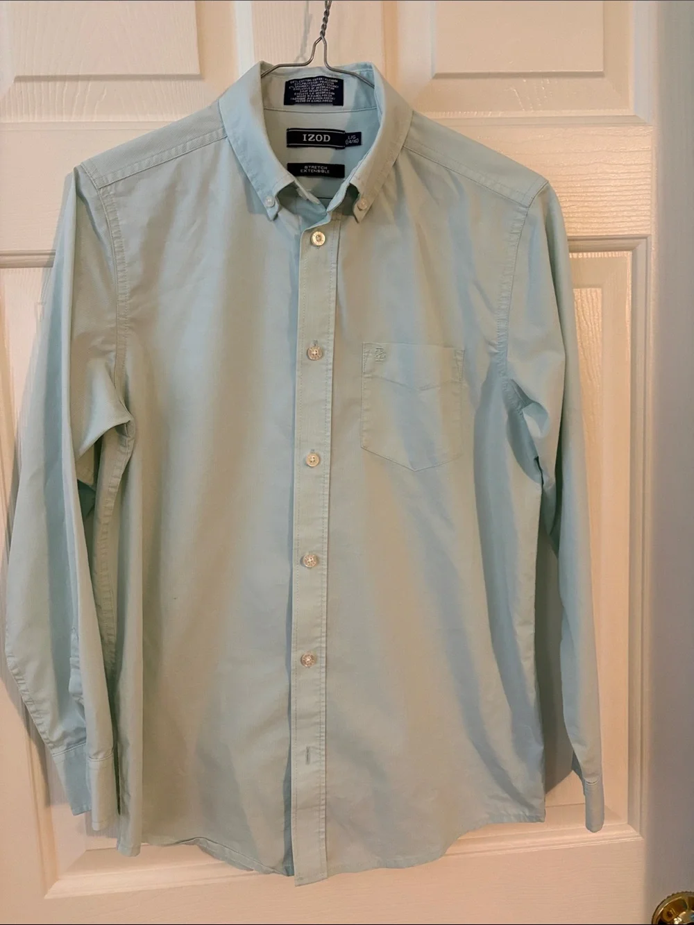 Izod Boys Sz 16 Charcoal Gray Two-Button Suit Jacket Pants & Shirt